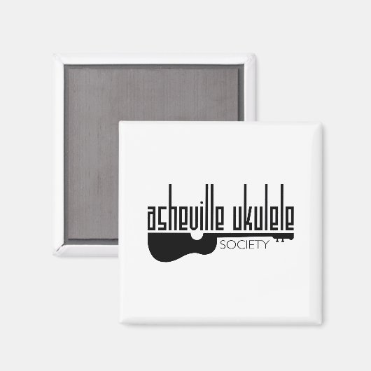 Asheville Ukulele Society Magneet (Voorkant / Achterkant)