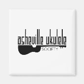 Asheville Ukulele Society Magneet (Voorkant)