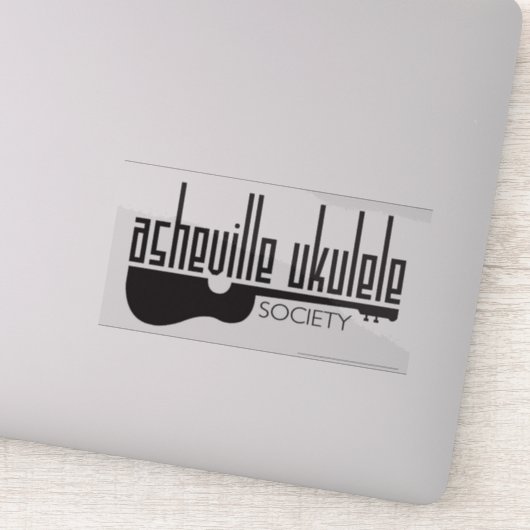 Asheville Ukulele Society Sticker (Detail)