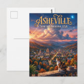 Asheville USA Briefkaart (Voorkant / Achterkant)