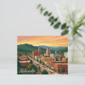 Asheville USA Briefkaart (Staand voorkant)