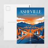 Asheville VS Briefkaart (Voorkant / Achterkant)