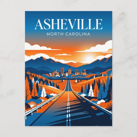 Asheville VS Briefkaart (Voorkant)