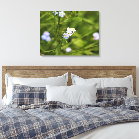 Asheville Wildflower Canvas Afdruk (Insitu (Slaapkamer))