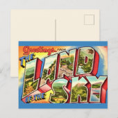 Asheville's Land van de hemel ansichtkaart Briefkaart (Voorkant / Achterkant)