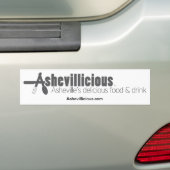 Ashevillicious Bumpersticker (Op auto)