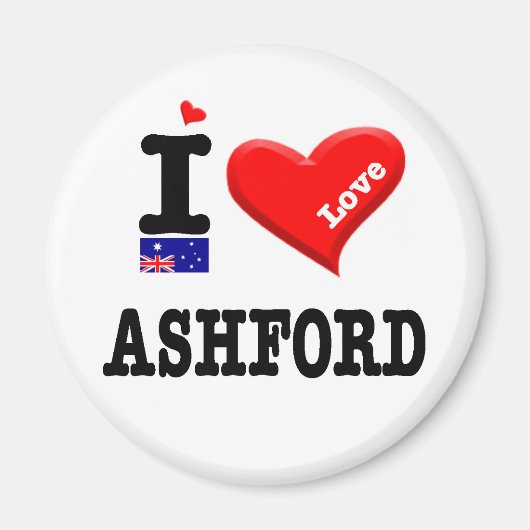 ASHFORD - I Love Magneet (Voorkant)