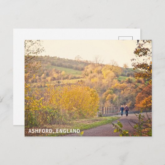 Ashford, Kent, Briefkaart Engeland (Voorkant / Achterkant)