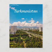 Ashgabat Turkmenistan Briefkaart (Voorkant)