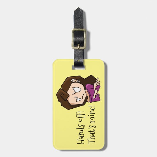 Äshi "I see you" Bagagelabel (Voorkant verticaal)