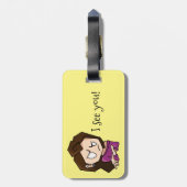 Äshi "I see you" Bagagelabel (Achterkant verticaal)