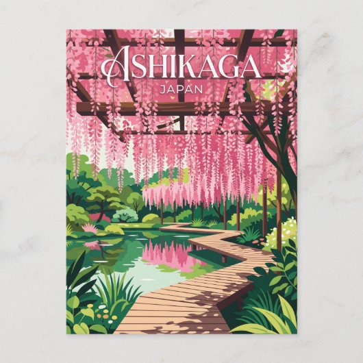 Ashikaga Bloemenpark Japan Briefkaart (Voorkant)