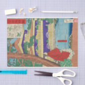 Ashikaga Yoshimitsu die het gouden paviljoen bewaa Tissuepapier (Craft)