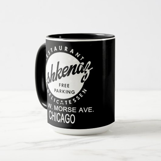 Ashkenaz Delicatessen Restaurant, Chicago Mok (Voorkant links)