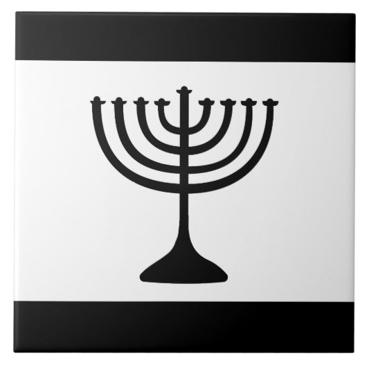 Ashkenazi Yiddish Flag Tegeltje (Voorkant)