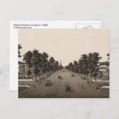 Ashland Avenue, Chicago, c. 1880) Briefkaart (Voorkant / Achterkant)