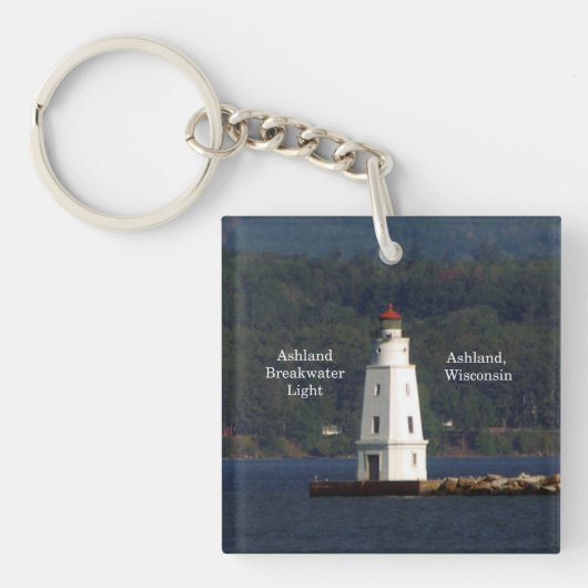 Ashland Breakwater Lichte acrylsleutelketen Sleutelhanger (Voorkant)