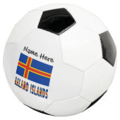 Ashland-eilanden Ålander Vlag Persoonlijk  Voetbal (Drie kwart)