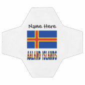 Ashland-eilanden Ålander Vlag Persoonlijk  Voetbal (Enkel)
