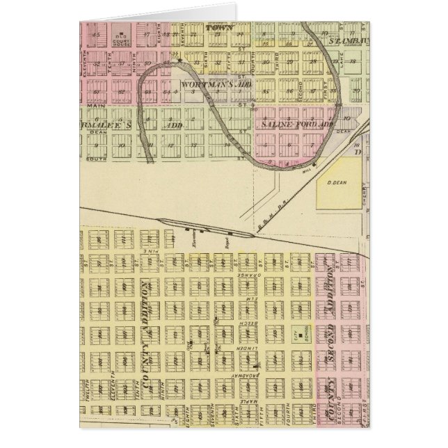 Ashland en Wahoo, Nebraska (Voorkant)