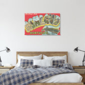 Ashland, Kentucky - Grote letterscènes Canvas Afdruk (Insitu (Slaapkamer))