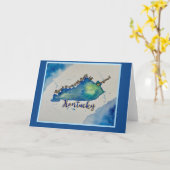 Ashland, Kentucky Notecard Kaart (Gele Bloem)