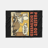 Ashland Liquor Bandit Raccoon Funny  Fleece Deken (Voorkant (Horizontaal))