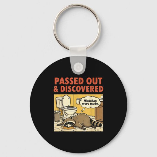 Ashland Liquor Bandit Raccoon Funny Sleutelhanger (Voorkant)