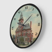 Ashland Ohio Briefkaart Clock of Jail Grote Klok (Hoek)