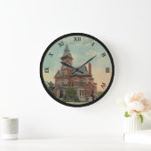 Ashland Ohio Briefkaart Clock of Jail Grote Klok (Huis)