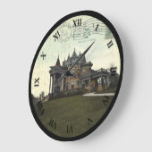 Ashland Ohio Post Card Clock - FE Myers Residence Grote Klok (Hoek)