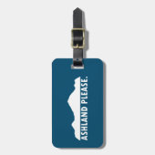 Ashland Oregon alsjeblieft Bagagelabel (Voorkant verticaal)