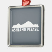 Ashland Oregon alsjeblieft Metalen Ornament (Links)