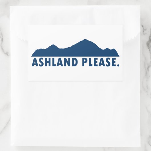 Ashland Oregon alsjeblieft Rechthoekige Sticker (Tas)
