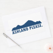 Ashland Oregon alsjeblieft Rechthoekige Sticker (Envelop)