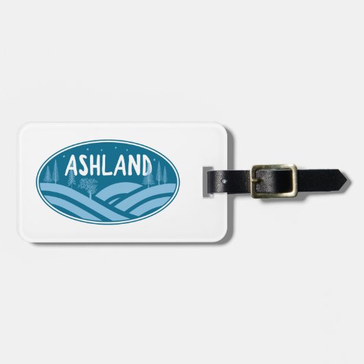 Ashland Oregon Buiten Bagagelabel (Voorkant horizontaal)