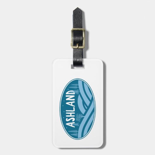 Ashland Oregon Buiten Bagagelabel (Voorkant verticaal)