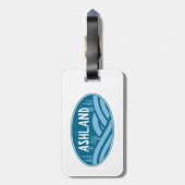 Ashland Oregon Buiten Bagagelabel (Achterkant verticaal)