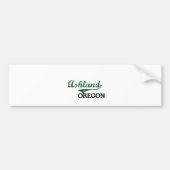 Ashland Oregon Classic Design Bumpersticker (Voorkant)