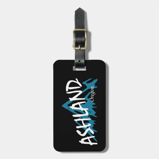 Ashland Oregon Mountains Bagagelabel (Voorkant verticaal)