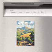 Ashland Oregon Reisansichtkaart Magneet (Insitu (Vaatwasser))