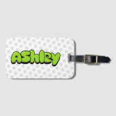 Ashley Bagagelabel (Voorkant (horizontaal))