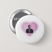 Ashley Bloomfield The Curve Crusher Love Heart Ronde Button 5,7 Cm (Voorkant /achterkant)