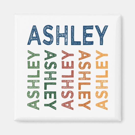 Ashley Cute Colorful Magneet (Voorkant)