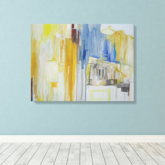 Ashley Ellen Goetz Painting Canvas Afdruk (Insitu (Houten vloer))