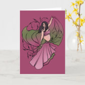 Ashley enceinte belly dans kaart (Gele Bloem)