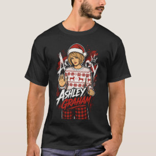 Ashley Horror Graham Art 05 Basic Donkere T-Shir T-shirt