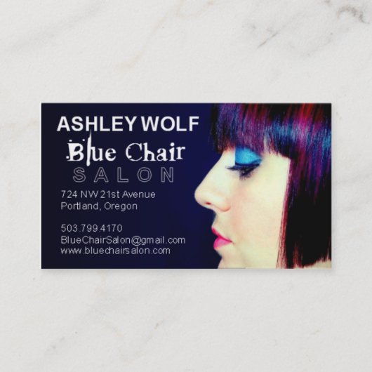 Ashley Kiss Card 2 Visitekaartje (Voorkant)