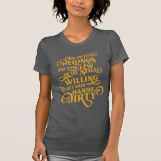 Ashley Lozano Jewelry "The Future" in Gold T-shirt