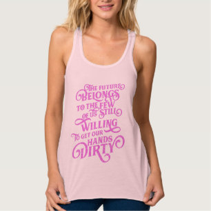 Ashley Lozano Jewelry "The Future" in het Roze Tanktop